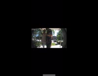 Guy falls backward off porch