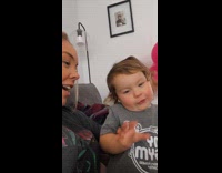 Mom asking toddler if shes good or bad 