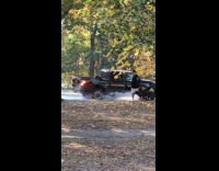 Pickup trucks gets a free car wash