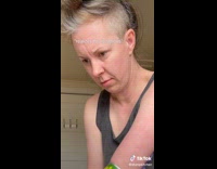 Collab BitchIG2 - Woman with her arm stuck inside of green pringles can