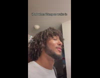 iPad when iTampons walk in facial reaction