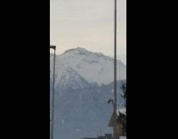 Heart shape on side of mountain 