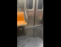 Water from train ceiling drip to floor