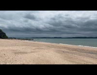 Timelapse video of clouds and the beach