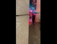 Passengers evacuate through tunnel due to explosion