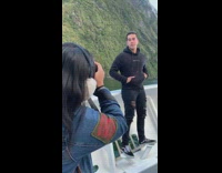 Guy gives clear instructions to photographer 