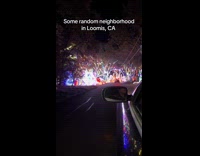 Submitter shows neighborhood full of Christmas lights