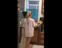 White shirt girl calls mom b word 