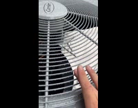 Man plays sound with condenser