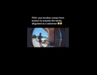 Man pranks family pretends to be salesman in disguise 