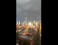 Collab winy - Double rainbow at the cloudy city day Part 4