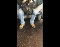 Guy sleeps blue face mask over eyes 