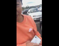 Orange shirt mom chocolate candy family