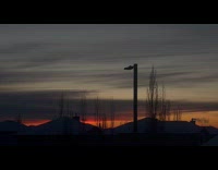 Submitter shows beautiful two color sunset view