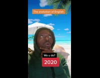 Collab BitchIG2 - The evolution of English hey what are you doing