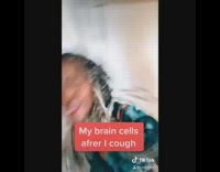 Brain cells the office blue dress