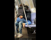 Couple Have Makeout Session on Subway Ride 