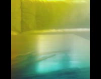 Camera goes in bucket of colorful orbeez 