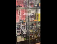 Collab ClipsIG - Girl in game store with nerd guy