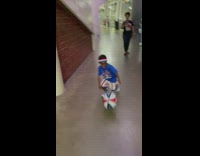 5 year old dribbles after Harlem Globetrotters show 
