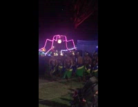 Man watching cultural dance 