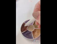 Girl special effects makeup wrist green scrunchie 