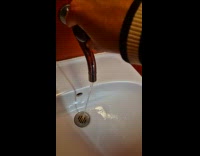 Faucet turned and makes high pitch sound