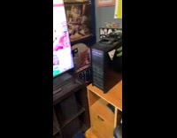 Guy says Sesame Steet has gone too far, two eggplants on Tv screen show