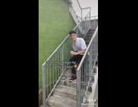 Collab BitchIG2 - Guy in white shirt standing on stairs UK robberies