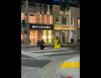 Collab IITW - Fashionable Lady Stands on Middle of Street