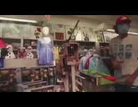 Guy punches mannequin arm falls off