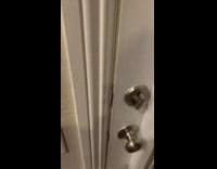 Black lab puppy gets new toy