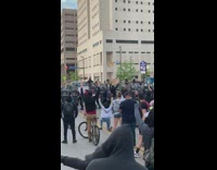 Peaceful protest in Cleveland ohio 