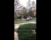 Mom lets son drive her car fail