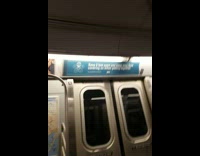 Collab Subway Creatures - Sleeping guy without face mask on subway 