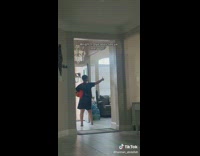 Kid Says Goodbye to his Siblings and Dad