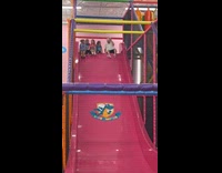 Great grandpa slides in with the grandkids