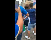 Collab BitchIG2 - Lady with walker dances middle of crowd 