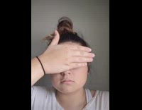 Girl does bad makeup like Mulan lady 