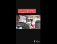 Collab Shocking - Blue shirt guy drive through teacher car