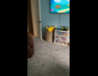 Cat takes care of napping toddler in crib
