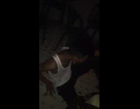 Guy on floor struggles to get up