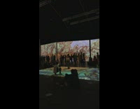 White bralette girl dances art exhibit museum Part 2