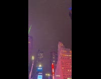 Random person wears Christmas tree while riding bike