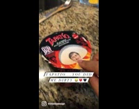 Girl buys tapatio ramen with no seasoning 
