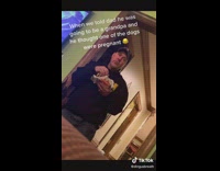 Daughter announces that dad is gonna be a grandpa and he thinks their dog is pregnant 