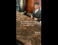 Girls ask doorman to vlog backrooms 