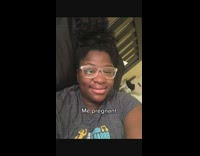 Lady Looks at Camera and Fixes Herself