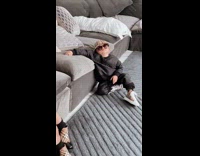 Kids Pose in High Fashion at Home 