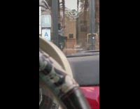 Woman face mask on selfie inside The Coffee Bean & Tea Leaf